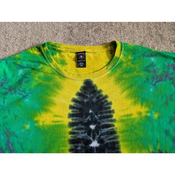 Tie Dye T-Shirt By Jammin Dyes, Fleur De Lis, NOLA, Deadhead - XL Made in USA - Picture 8 of 13
